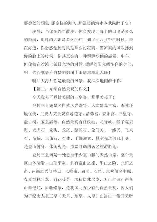 自然景观作文200字.docx