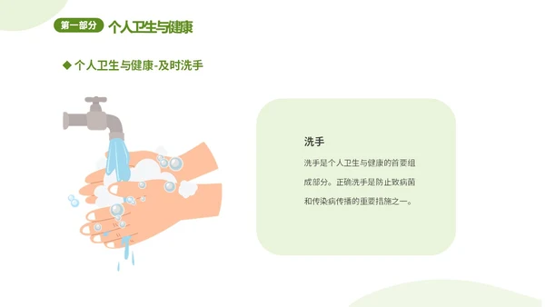 绿色清新简约6月食品安全周食品安全培训课件PPT食品安全宣传周