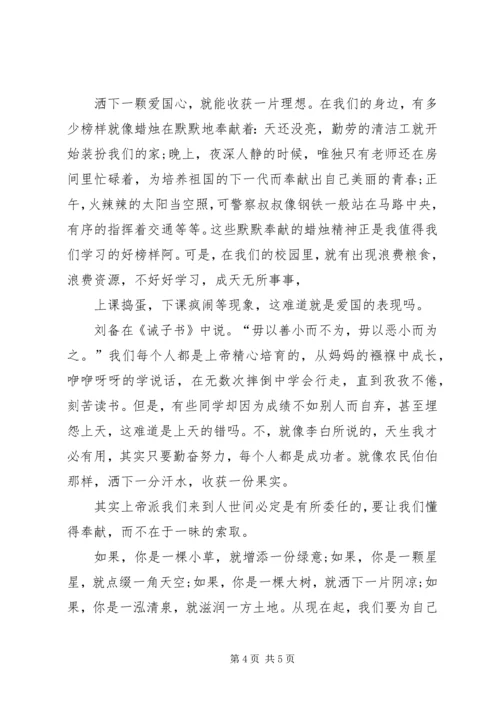 关于爱国演讲稿优秀爱国主题演讲稿优秀 (5).docx