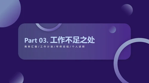 紫色渐变圆简约商务PPT模板