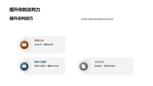 商务谈判与礼仪技巧