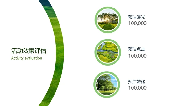绿色清新夏季让利活动策划PPT