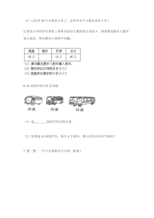 小学二年级数学应用题50道及1套完整答案.docx