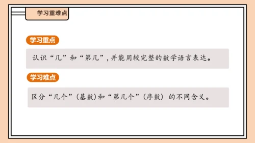 【课堂无忧】人教版一年级上册-1.3 第几课件(共31张PPT)