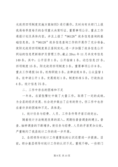 统计局年度工作总结及工作计划 (2).docx