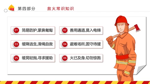 全国消防日防灾治火救火逃生安全知识培训