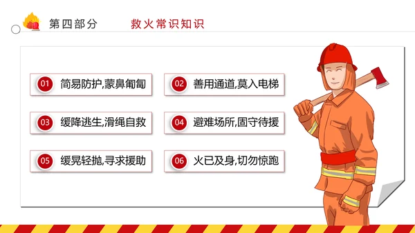 全国消防日防灾治火救火逃生安全知识培训