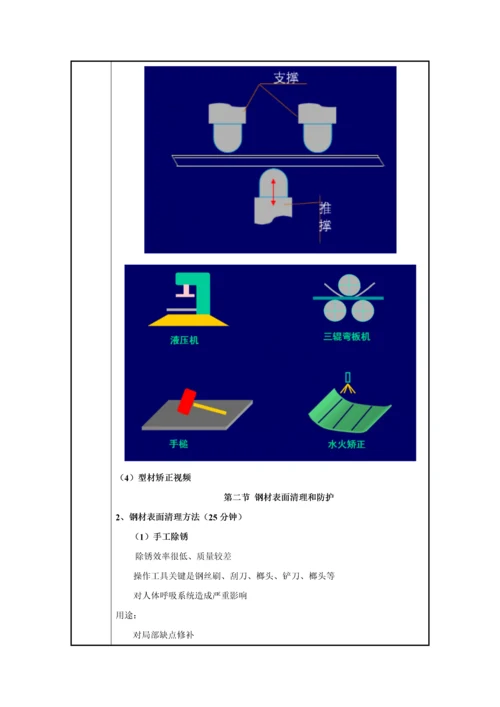 新版船舶建造工艺教案模板.docx
