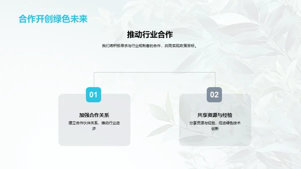 绿色转型与政策响应