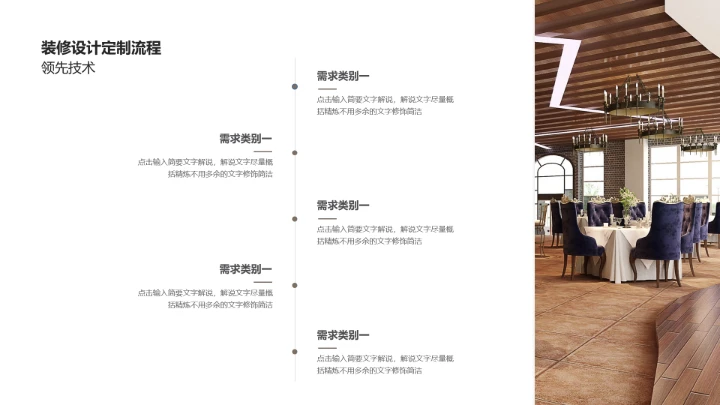 室内设计高端住宅房屋装修设计方案PPT模版