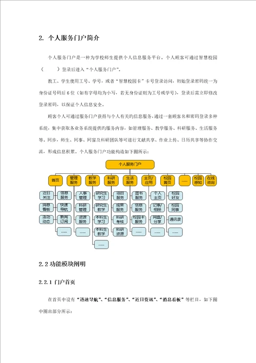 南邮智慧校园用户标准手册