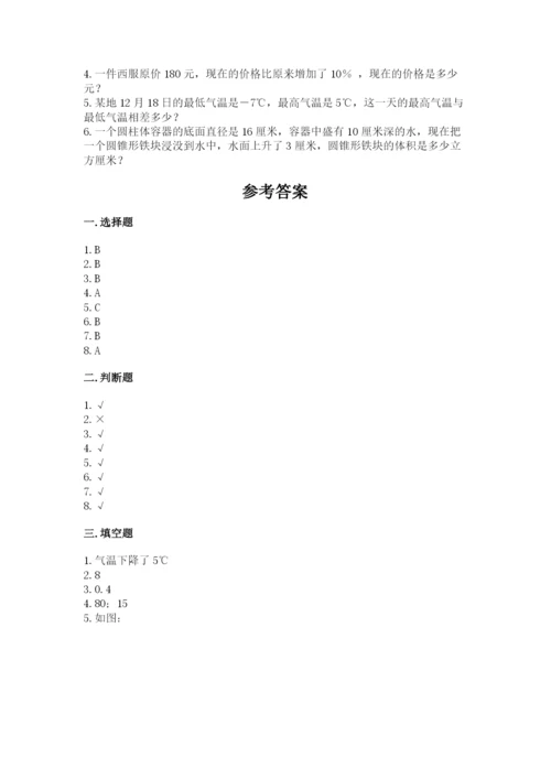 六年级下册数学期末测试卷【考点提分】.docx