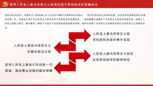 人民至上生命至上理念的践行与思考党课PPT模板