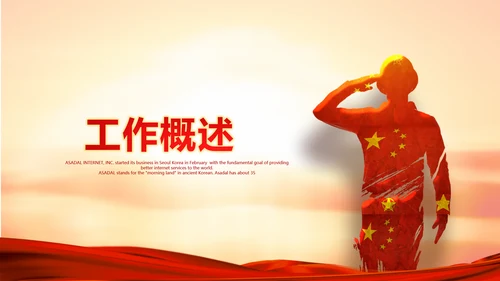 不忘初心为主题的党员汇报PPT动态模板