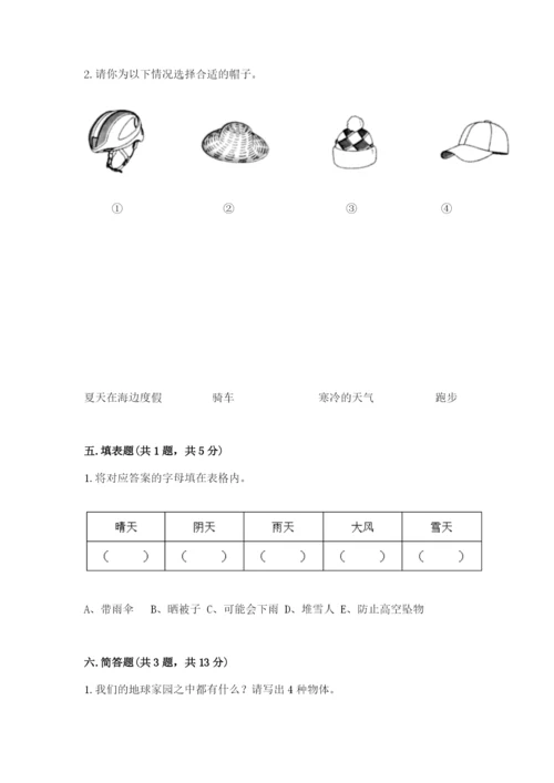 教科版科学二年级上册《期末测试卷》精选.docx