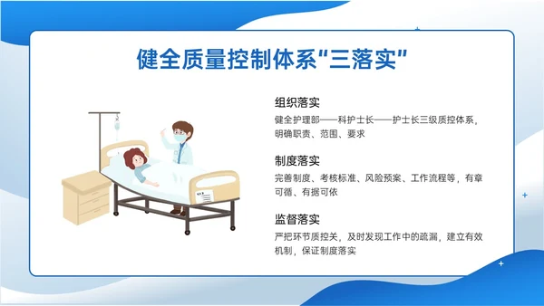 蓝色插画商务风格患者安全管理PPT课件护理安全管理
