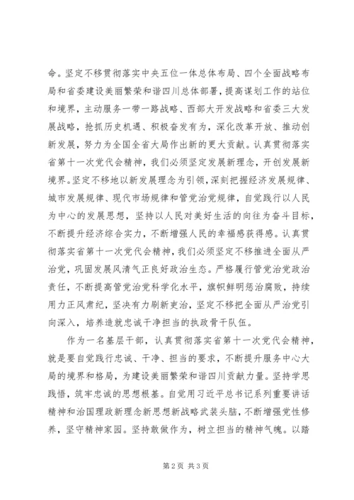 学习XX省第十一次党代会精神心得体会：坚持学思践悟　筑牢思想根基 (2).docx