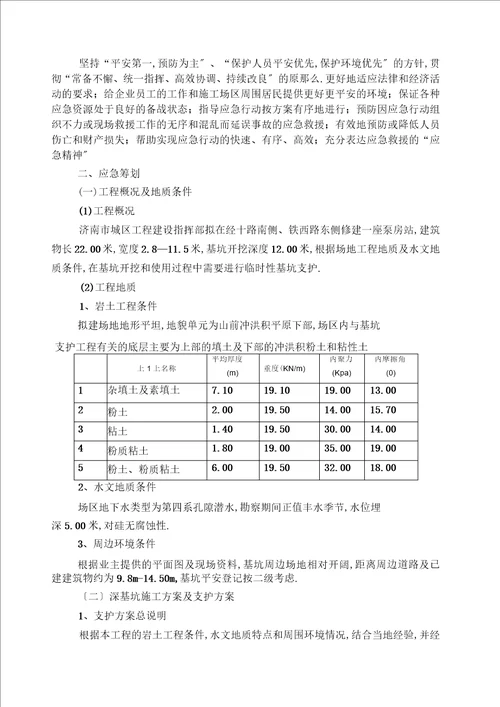 排水管道工程施工应急预案