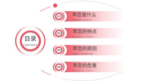 学生早恋的危害通用PPT模板