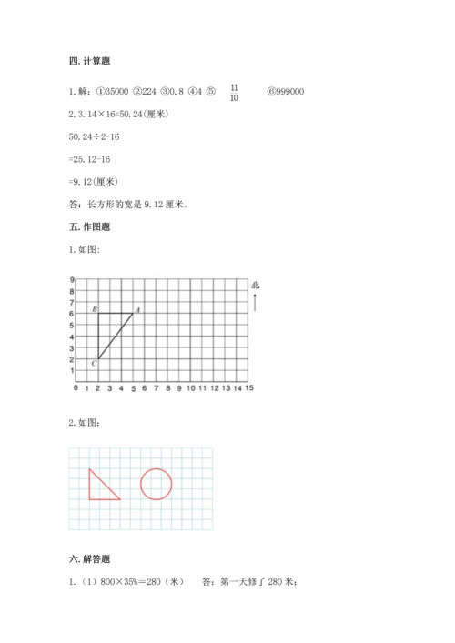 人教版六年级上册数学期末检测卷精品（考点梳理）.docx