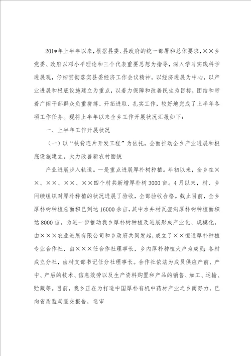 乡2023年年上半年政务公开工作总结