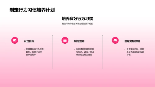 幼儿行为习惯培养