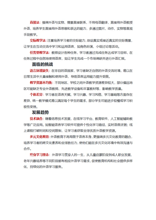 外语教育的简介