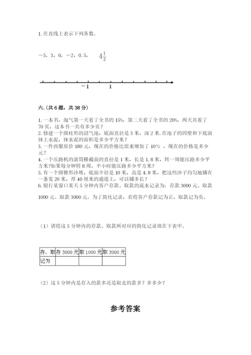 北京海淀区小升初数学试卷及答案.docx