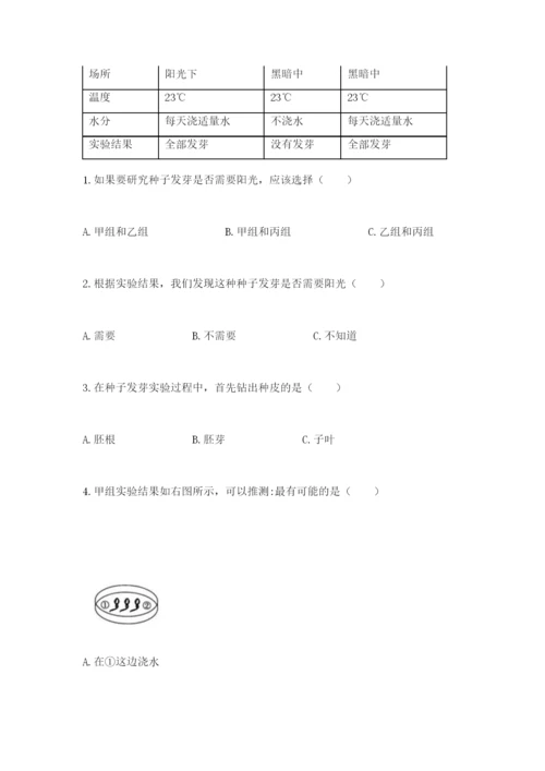 教科版五年级下册科学第一单元《生物与环境》测试卷附完整答案（全优）.docx