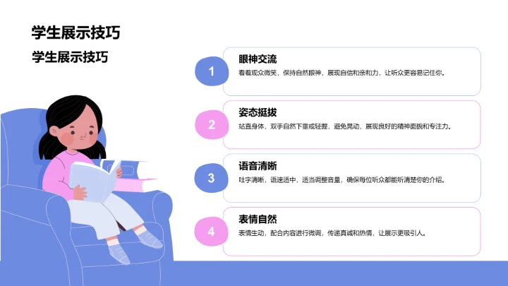 小学生自我介绍通用PPT模板