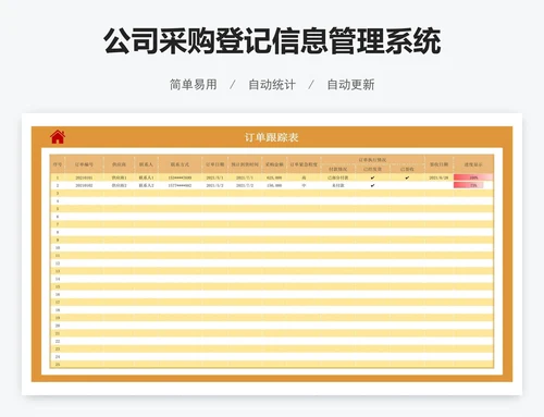 公司采购登记信息管理系统