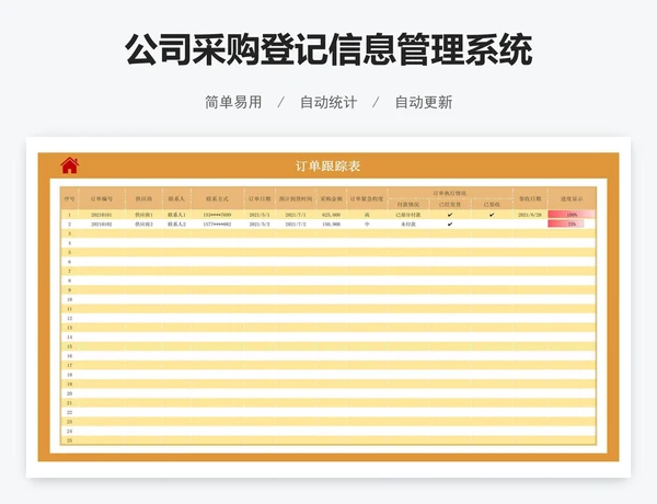 公司采购登记信息管理系统