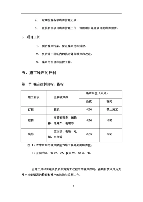 建筑施工噪声污染防治专项方案.docx