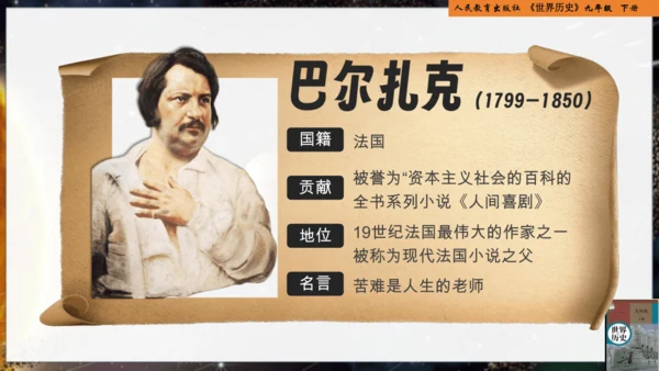 统编版义务教育九年级历史下册第7课近代科学与文化【课件】