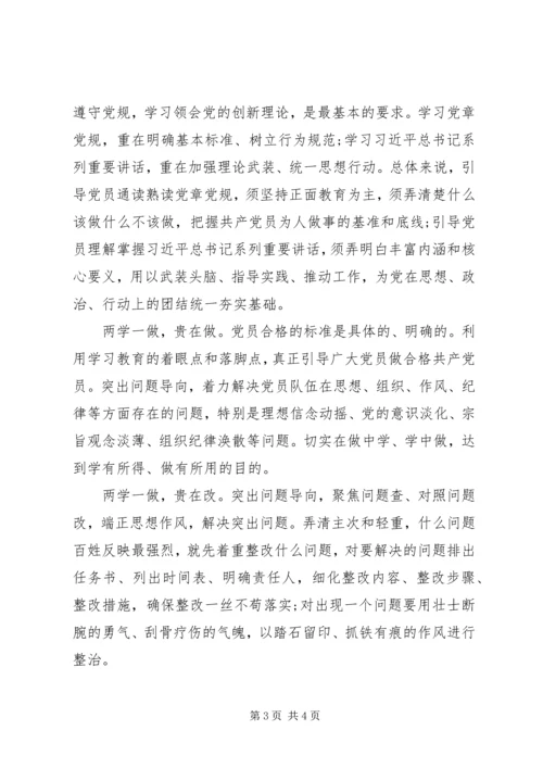 最新党员四讲四有自查报告范文.docx