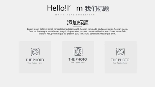 灰色公司产品介绍宣传通用PPT动态模板