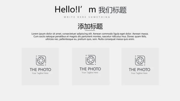 灰色公司产品介绍宣传通用PPT动态模板