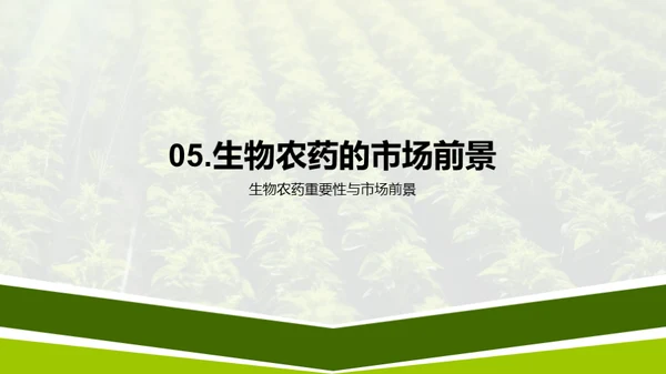 农业新革命：生物农药的崛起