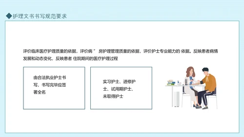 护理文书书写规范要求动态PPT模板