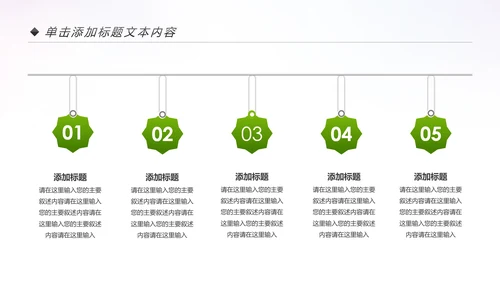 绿色清新共青团创建青年文明号PPT模板
