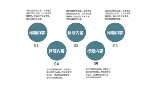 商务风年终工作总结述职汇报PPT模板