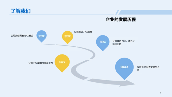 蓝色插画春季招聘企业宣讲会PPT模板