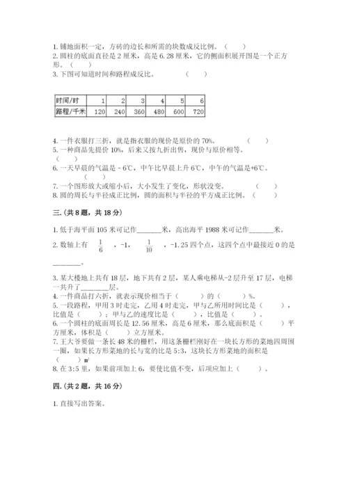 苏教版六年级数学小升初试卷附参考答案ab卷.docx