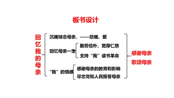 第14课《回忆我的母亲》课件