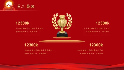 公司业绩擂鼓喜报通用PPT模板