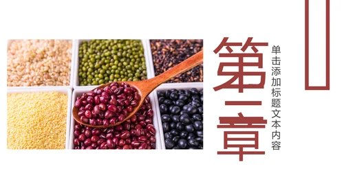五谷杂粮健康养生文化粗粮动态PPT模板