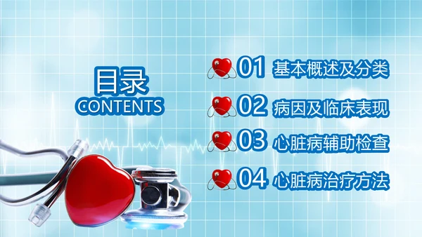远离心脏病健康每一天心内科PPT模板