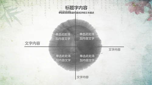 古香古色水墨中国风ppt动态模板