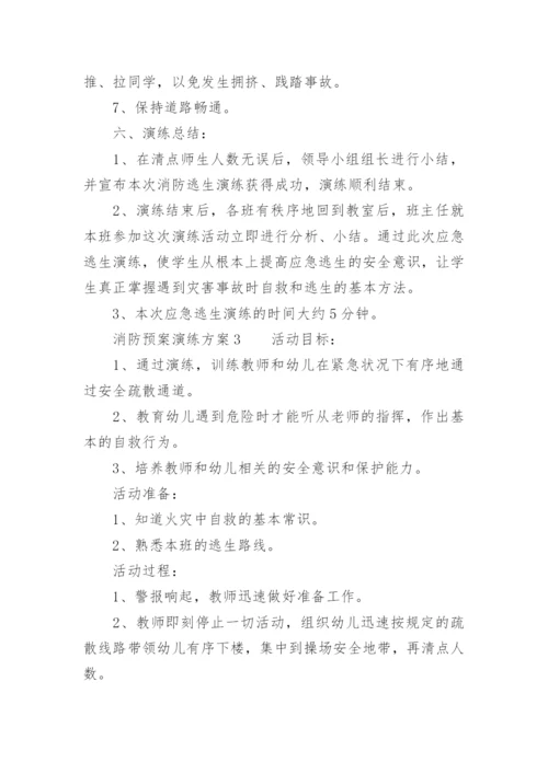 消防预案演练方案.docx