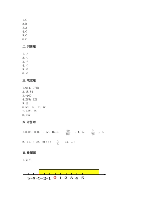 贵港市小升初数学测试卷学生专用.docx